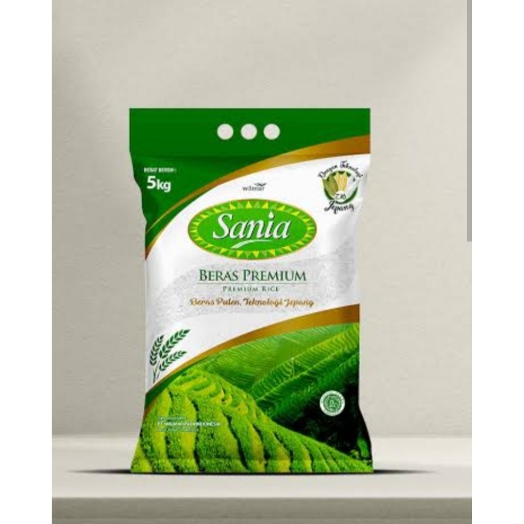 

beras premium Sania 5 kg