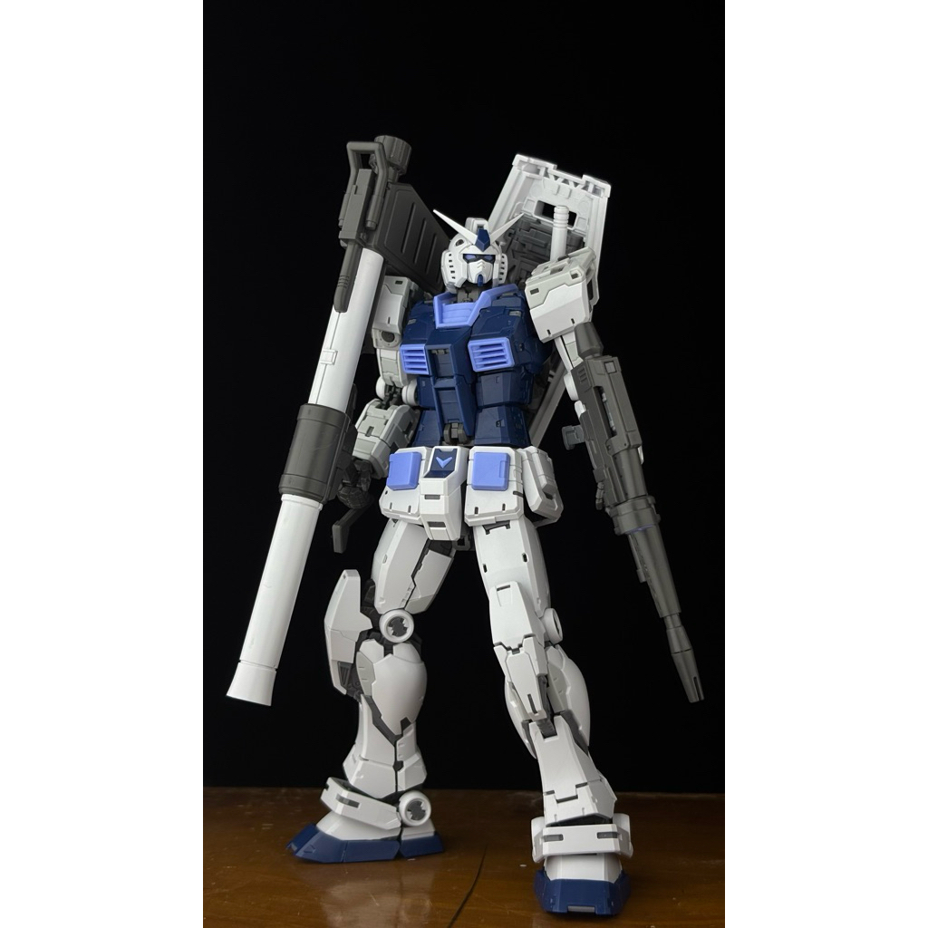 RG 1/144 RX-78-2 Fighter Ver 2.0 G Base Color Blue Changlong 5501 RX78 Model Kit