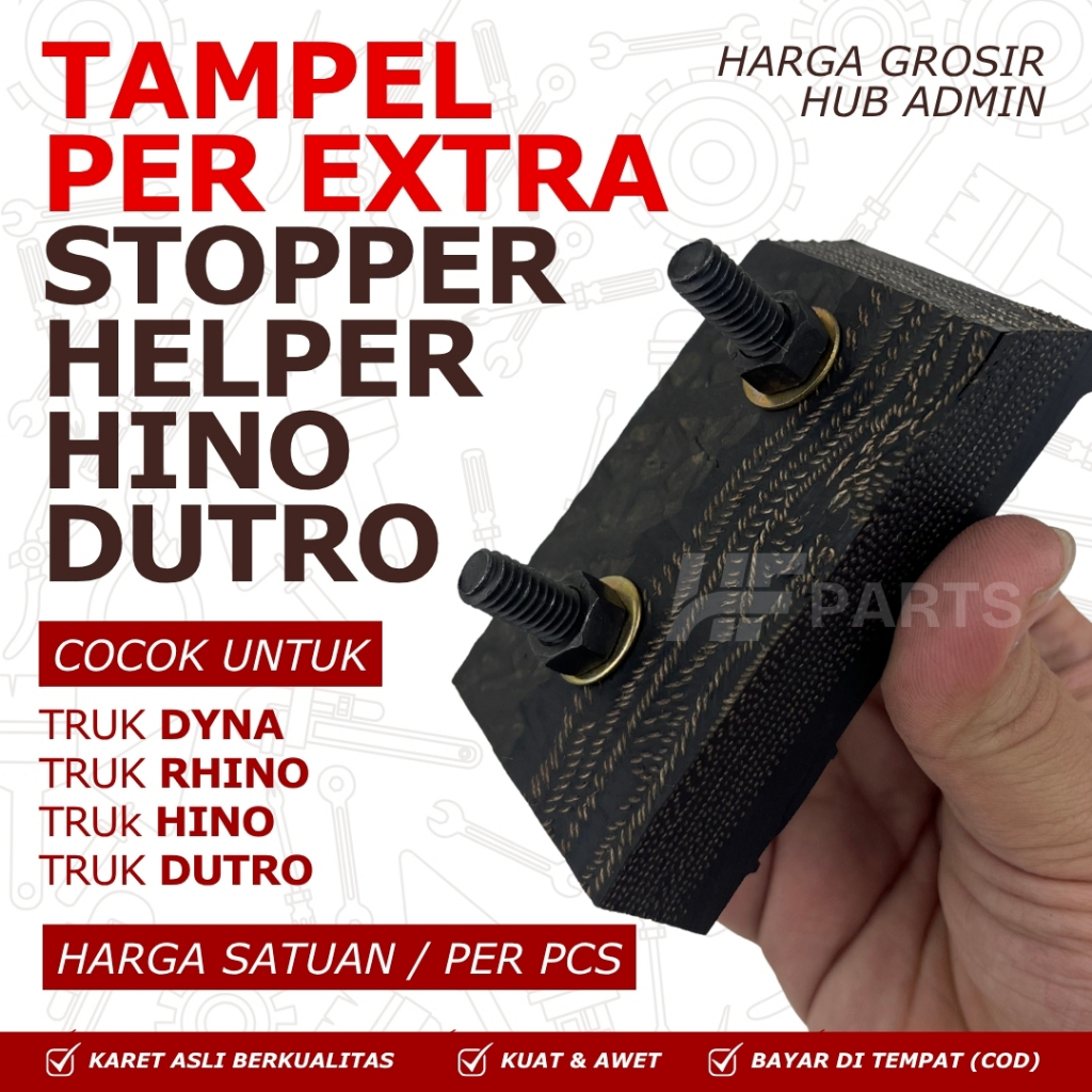 STOPPER HELPER / KARET TAMPEL RINO HINO DUTRO