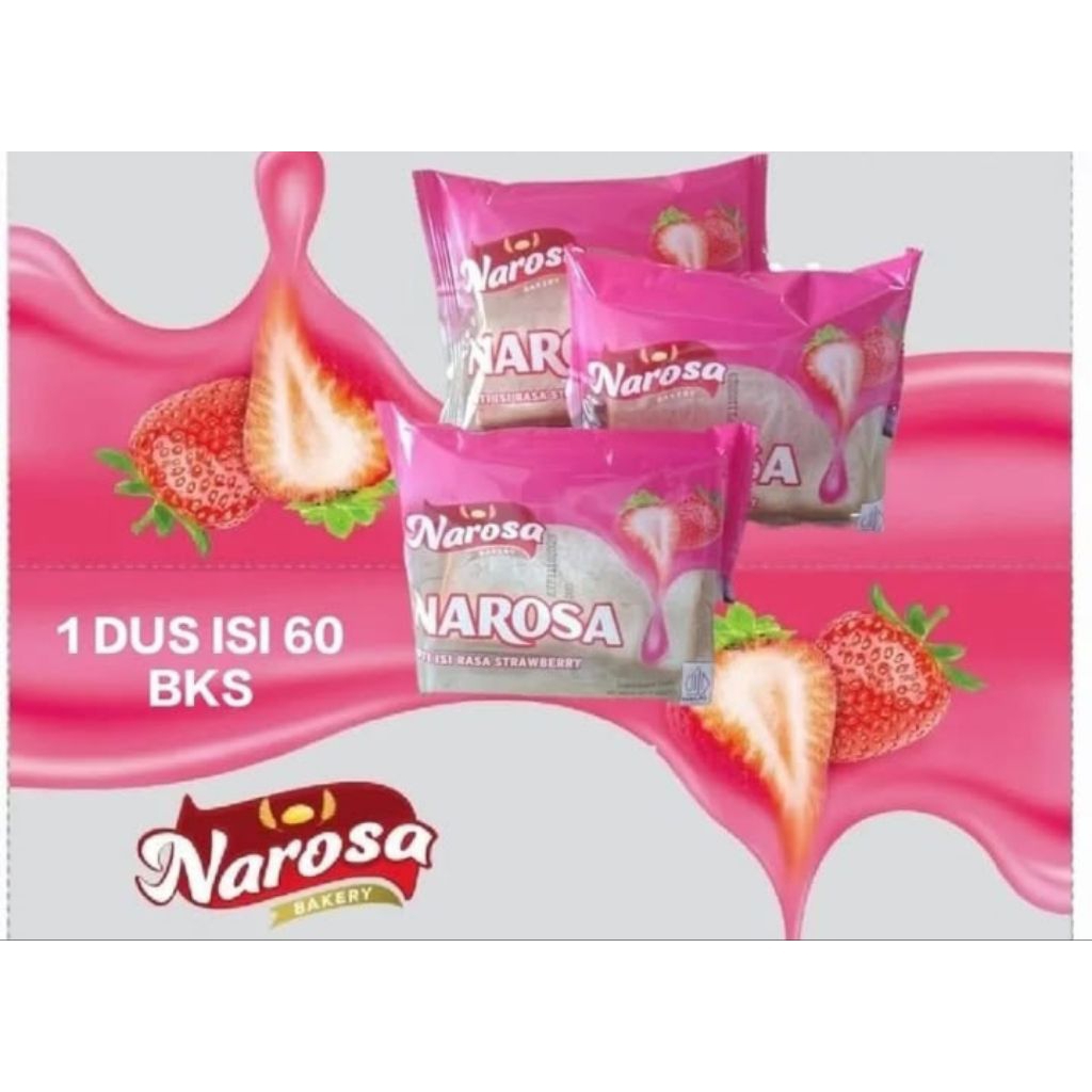 

Roti Strawberry NAROSA Isi 60pcs – Roti Lembut Halal Murah / Roti Isi Creamy untuk Bekal & Snack