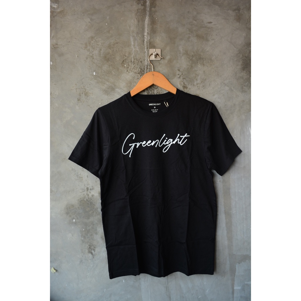 Kaos Greenlight Putih Pria