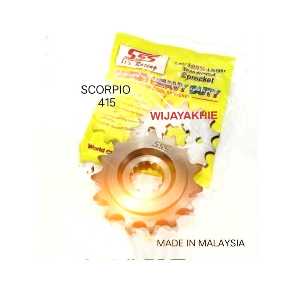 Gir Depan SSS 415 Scorpio/Z  ukuran 14 / 15 Original SSS MADE IN MALAYSIA *