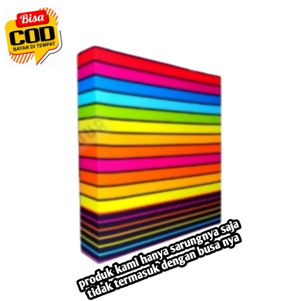 sprei sarung kasur busa inoac/royal No.3 size 145x30x200cm motif beragam Katun Kain Resleting Seprai