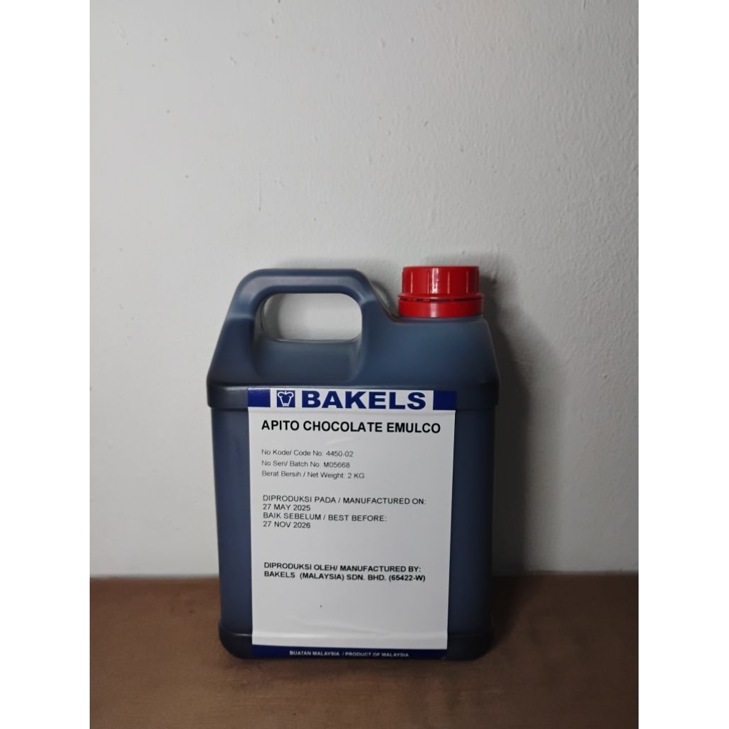 

[BAKELS] APITO CHOCOLATE EMULCO [DARK CHOCOLATE] ‼️WAJIB BACA DESKRIPSI ‼️