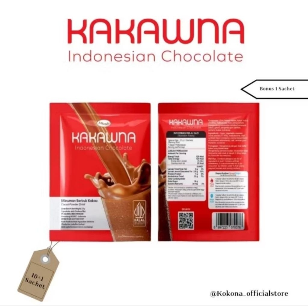 

Kakawna Coklat 27 gr ( harga per renceng )