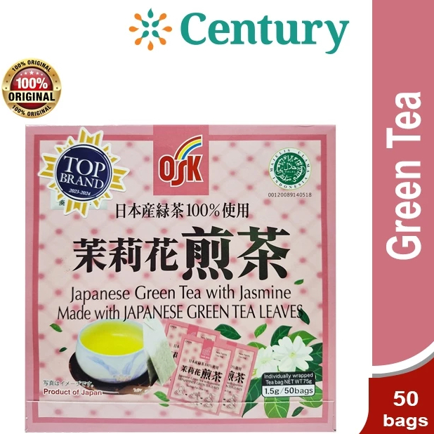 

OSK JAPANESE GREEN TEA JASMINE ISI 50 SACHET / MINUMAN / TEH