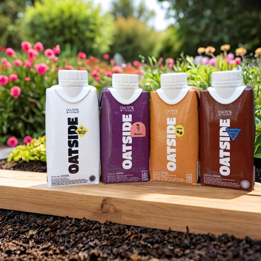 

Oatside Oatmilk With Lid Dengan Penutup 200ml Lokal HALAL / Oatside