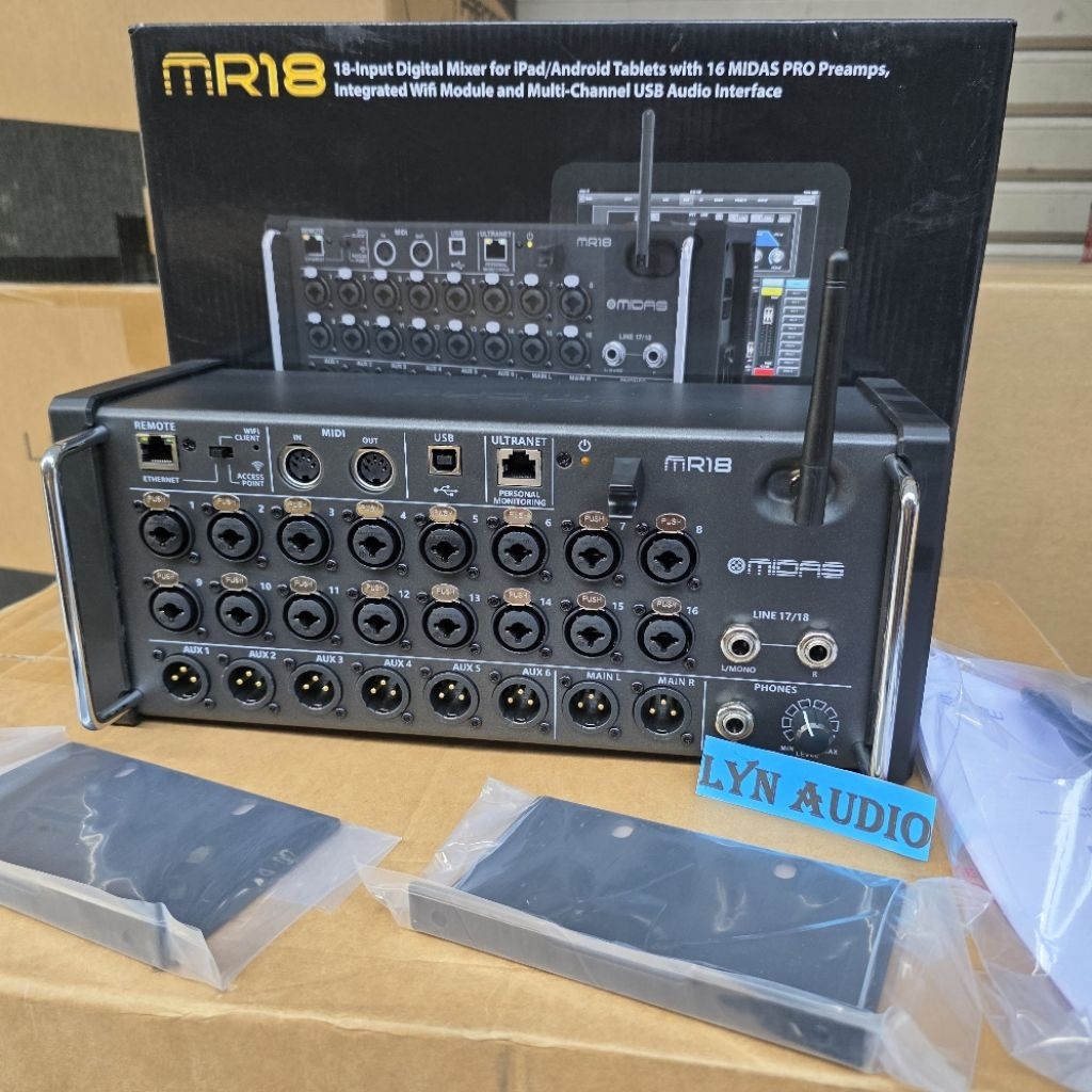 MIXER MIDAS MR18 DIGITAL MIXER MIDAS MR-18 MULTI TRACK