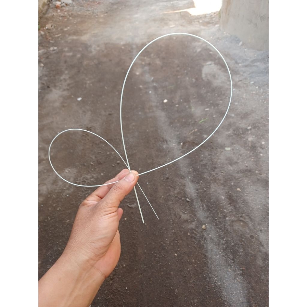 Bahan joran fiber optik serut halus super lentur panjang 100cm