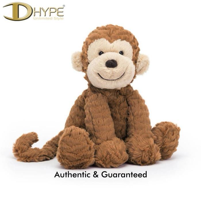 JELLYCAT FUDDLEWUDDLE MONKEY DOLL 100% ORIGINAL