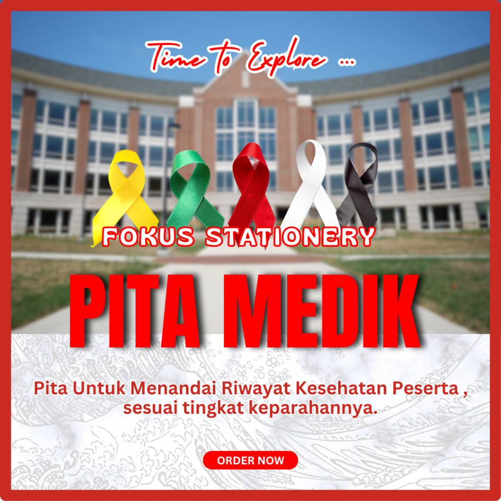 

Pita Medik / Pita Medic Penanda Peserta / Pita Medis / Pita untuk harga satu meter