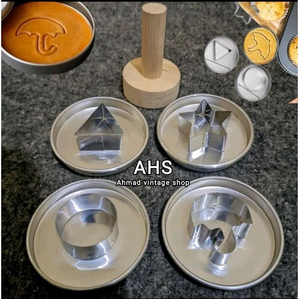 1 Set Dalgona Candy Squid Game Cetakan Permen Dalgona