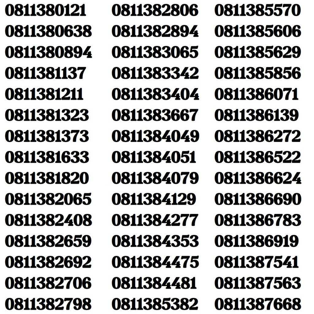 NOMOR CANTIK HALO TELKOMSEL free 70gb