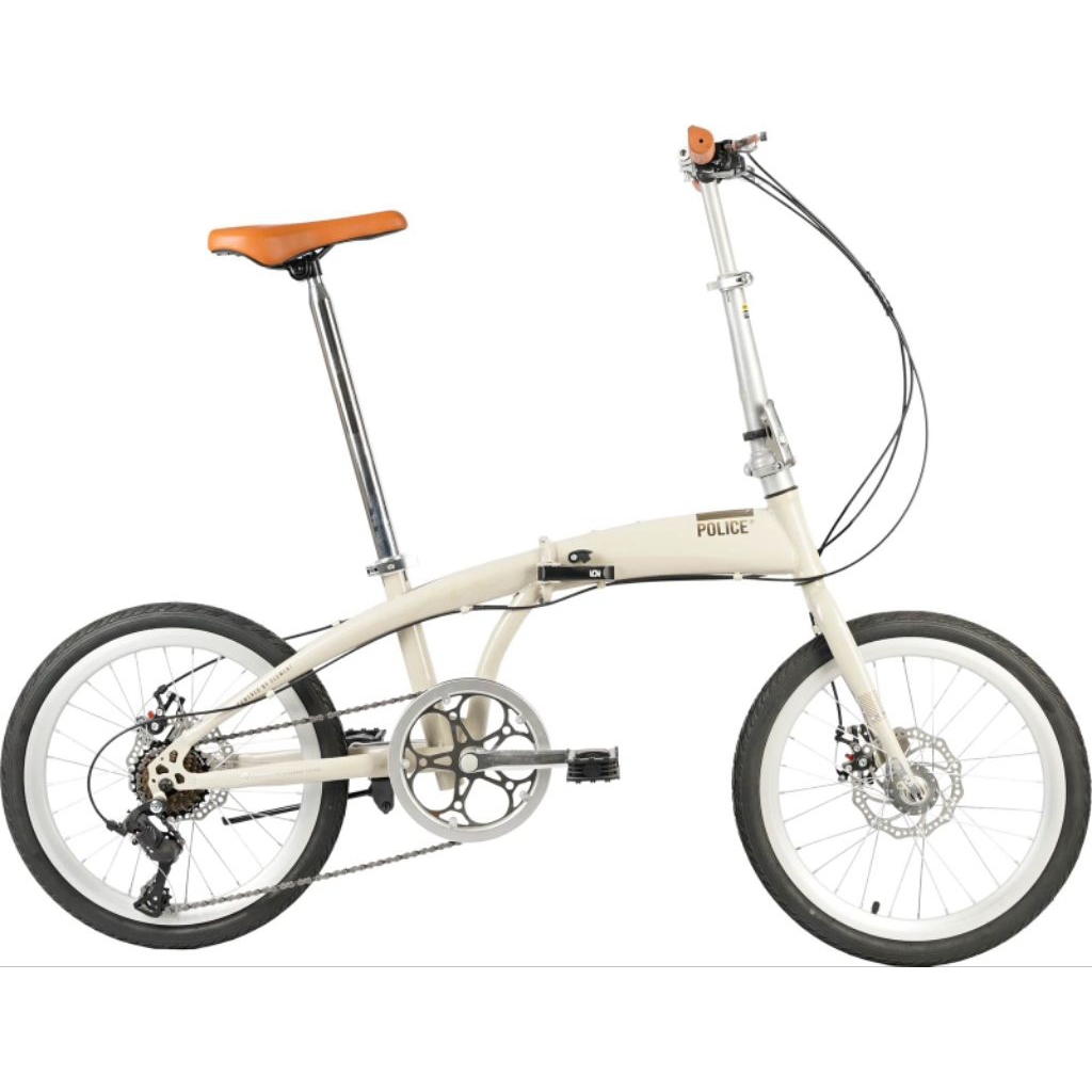 SEPEDA LIPAT 20 INCH ELEMENT POLICE MILAN 8 SPEED FOLDING BIKE