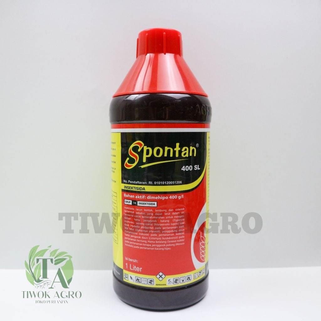 Insektisida Spontan 400 SL 1 Liter Obat Pembasmi Hama Padi: Penggerek Batang Sundep, Wereng & Belala