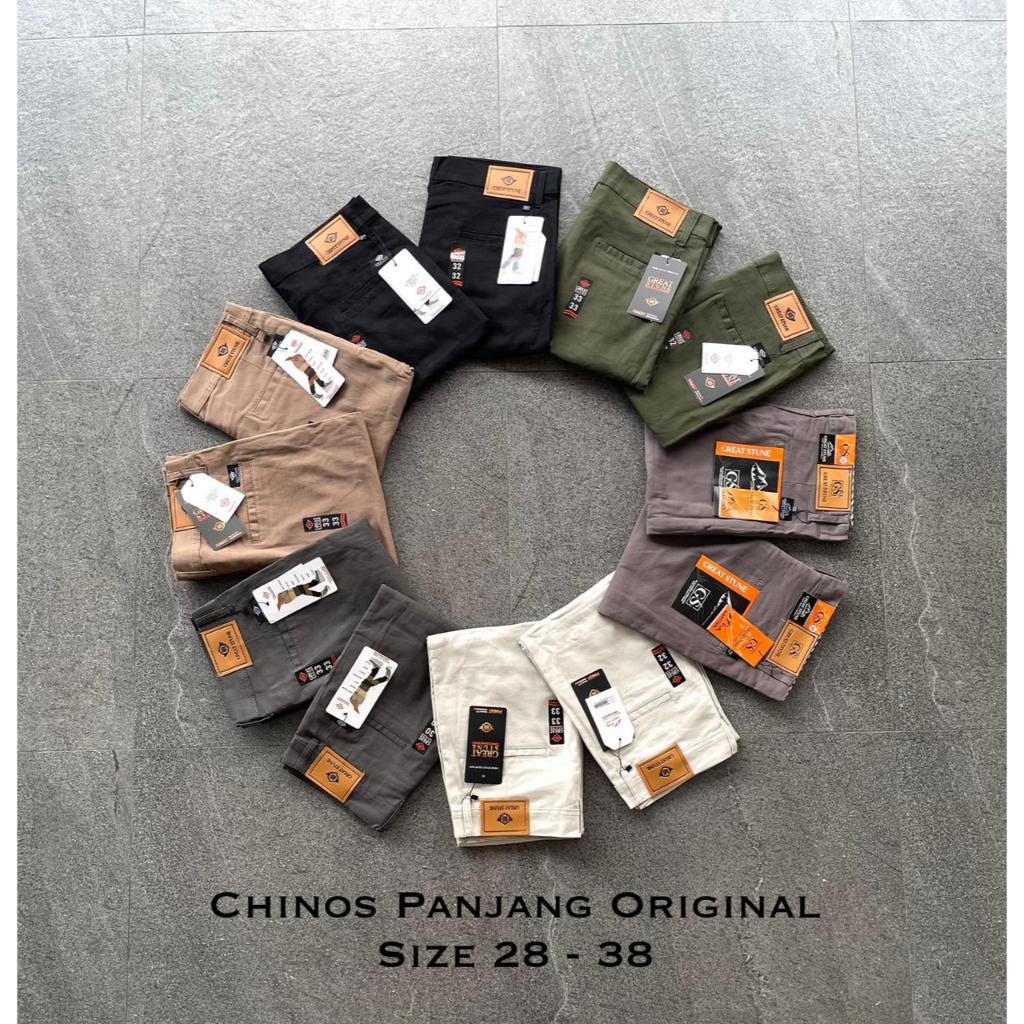 CELANA CHINOS PANJANG JUMBO SIZE 33-39 PREMIUM DEWASA