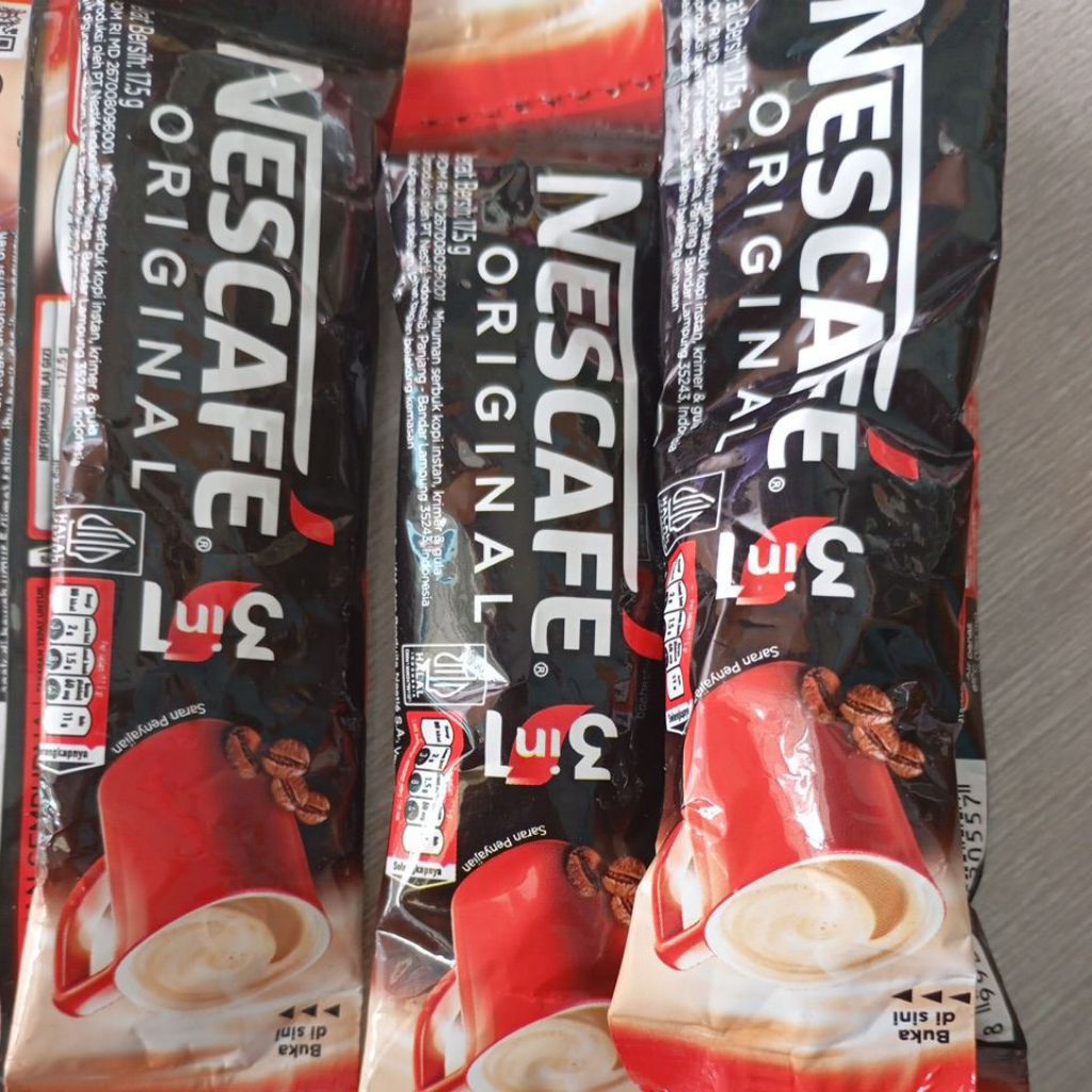 

Nescafe original 3in1 17.5gr