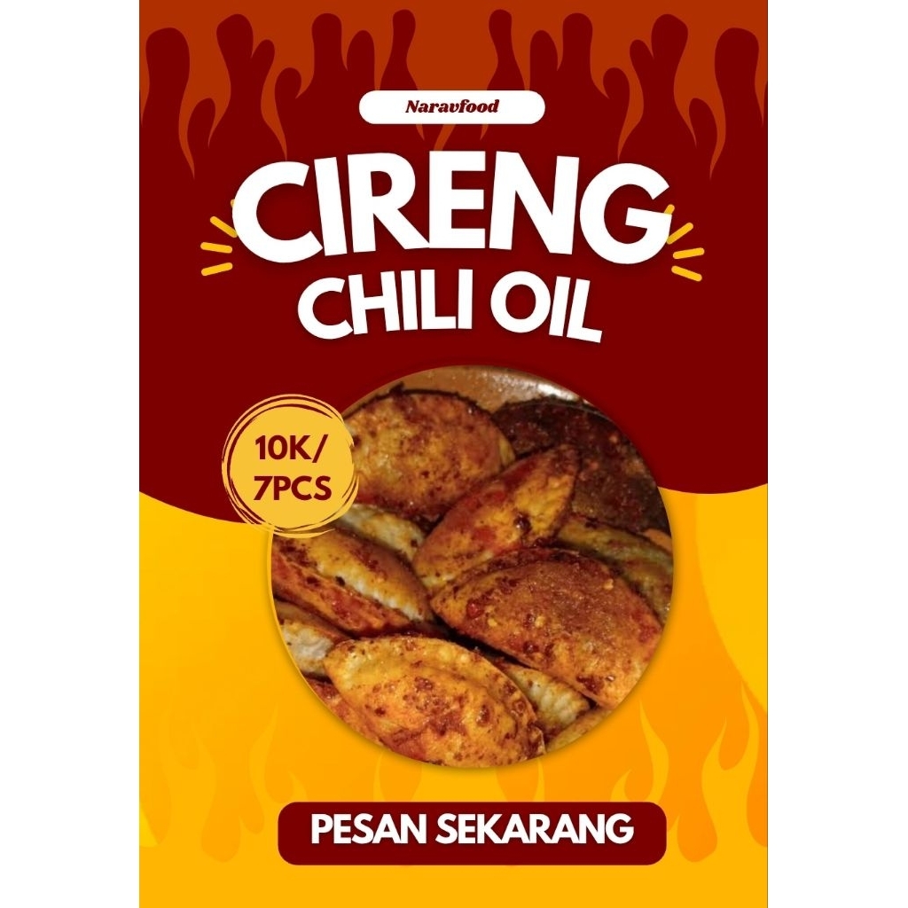 

CIRENG CHILI OIL 10.000/7PCS (BY NARAVFOOD)