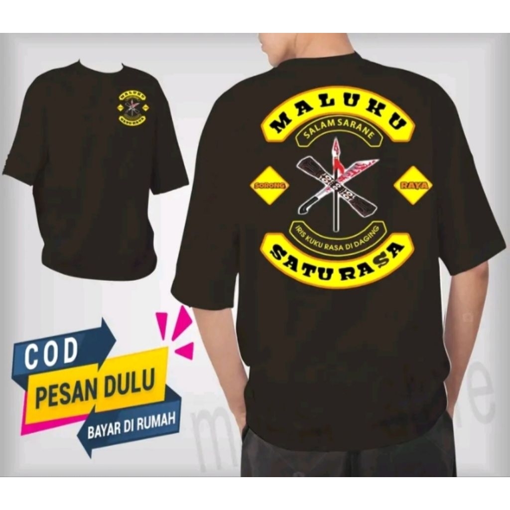 Kaos Maluku salam sarane Satu Rasa