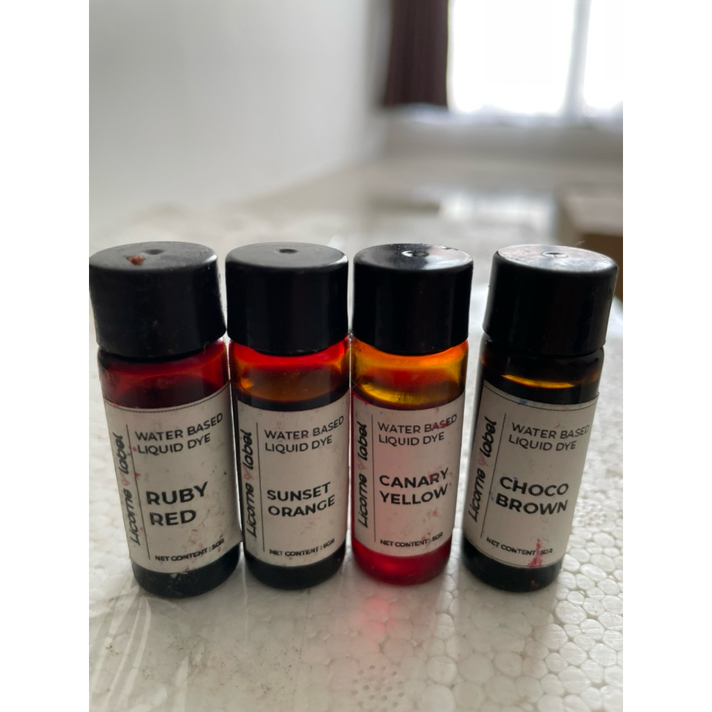 

pewarna sabun bentuk cair