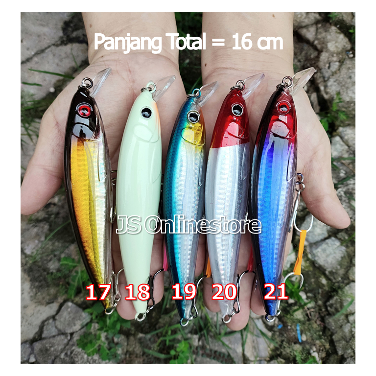 Umpan Pancing Minnow Trolling H