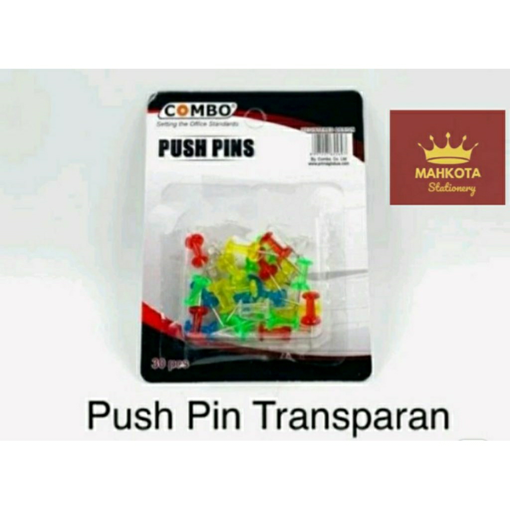 

Push Pin Combo/Jarum Tusuk Madin/Jarum Kertas 1 kotak (30 pcs)