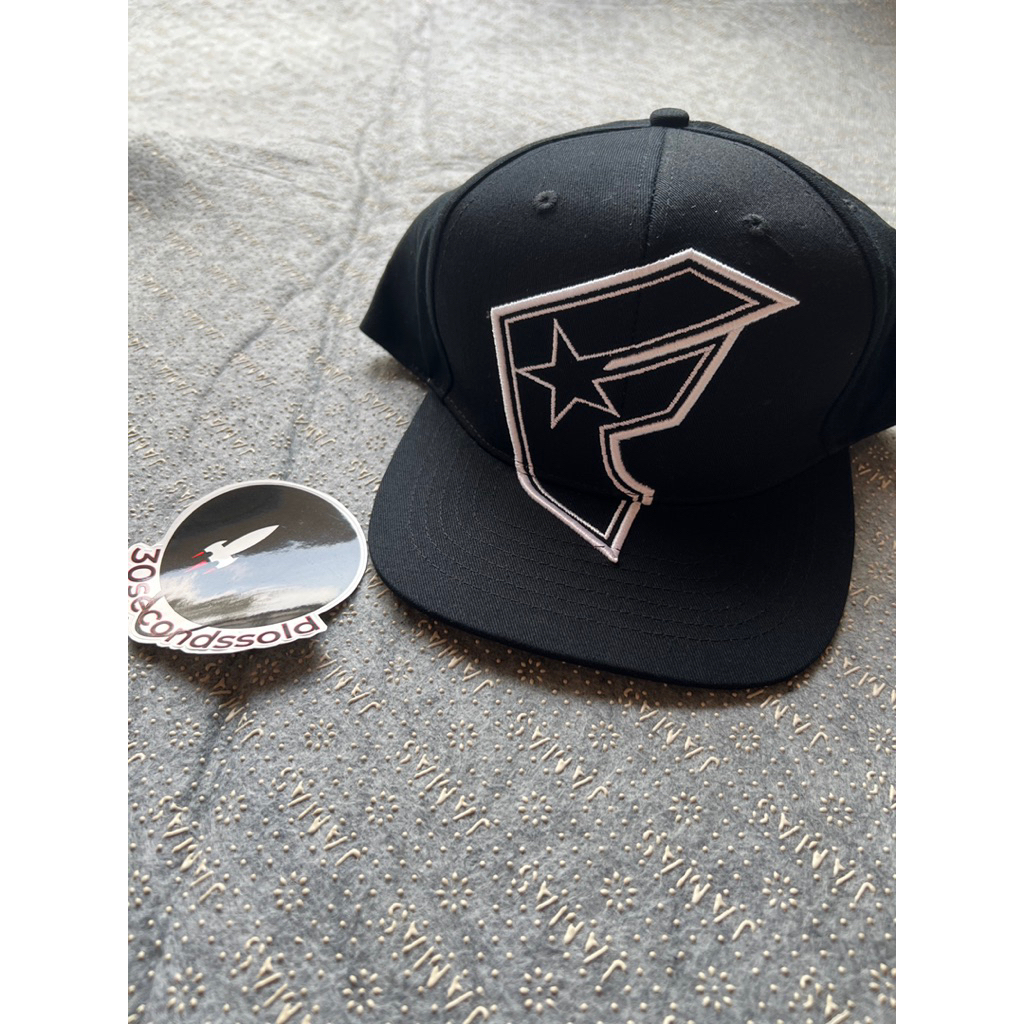 Famous Stars and Straps BOH black logo snapback
