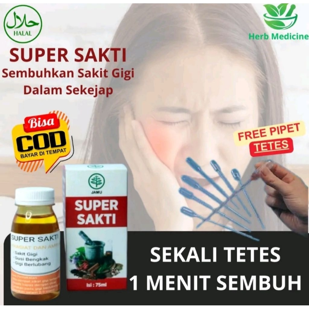 SUPER SAKTI TETES SAKIT GIGI