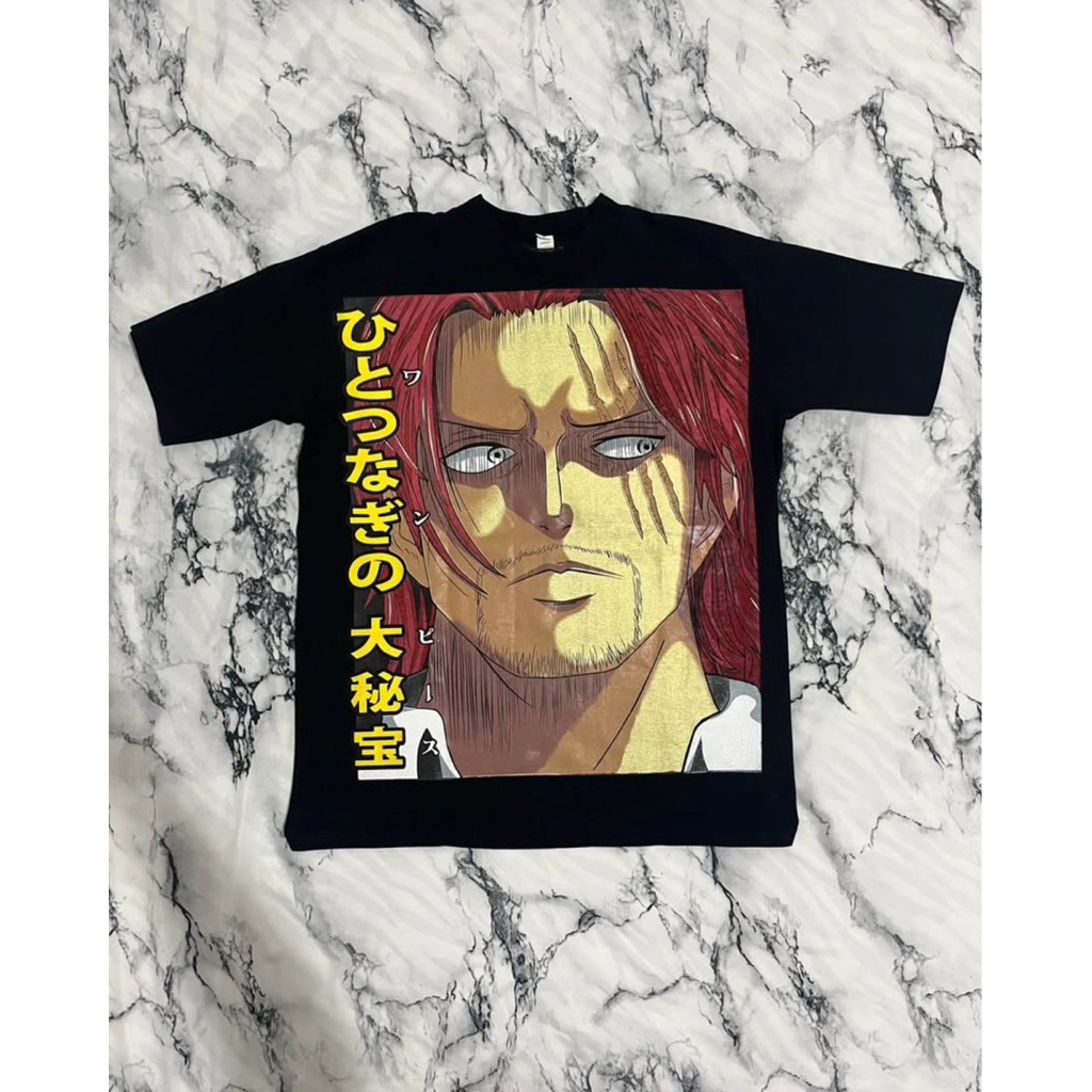 Kaos Bootleg One Piece Shanks