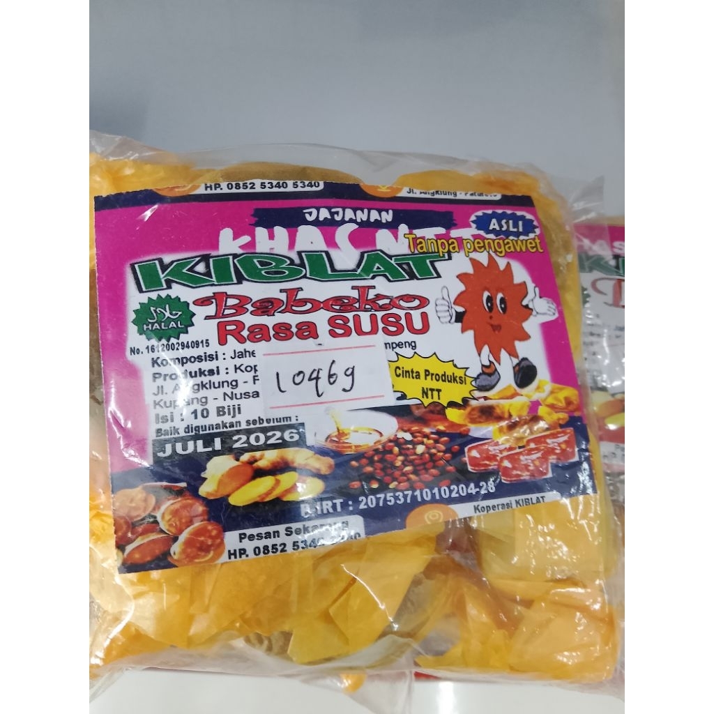 

Permen Babeko khas NTT