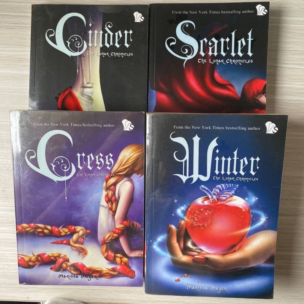 Set The Lunar Chronicles Cinder Cress Scarlet Winter Marissa Meyer