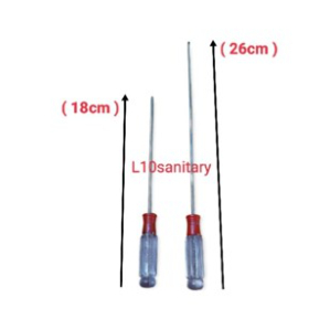 8 Obeng RADIO / Obeng TV / Obeng TAPE / Obeng Panjang Kecil Kurus (+) 8" Inch