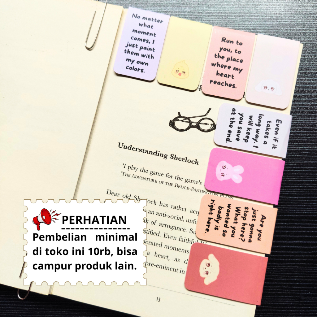 

Magnetik bookmark/ pembatas buku magnetik Ateez Anitez version