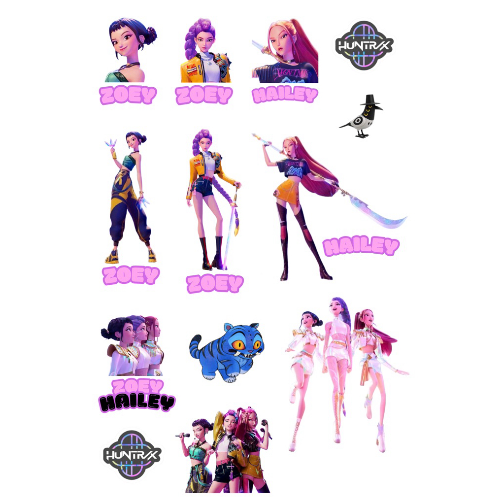 

Sticker nama huntrix