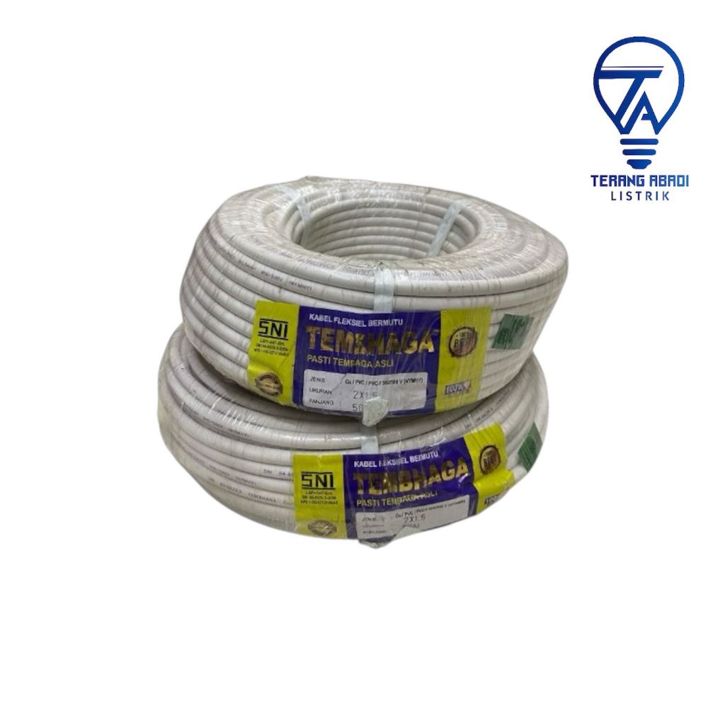 KABEL NYMHY TEMBAGA 2 X 1,5 50 MTR PER ROLL