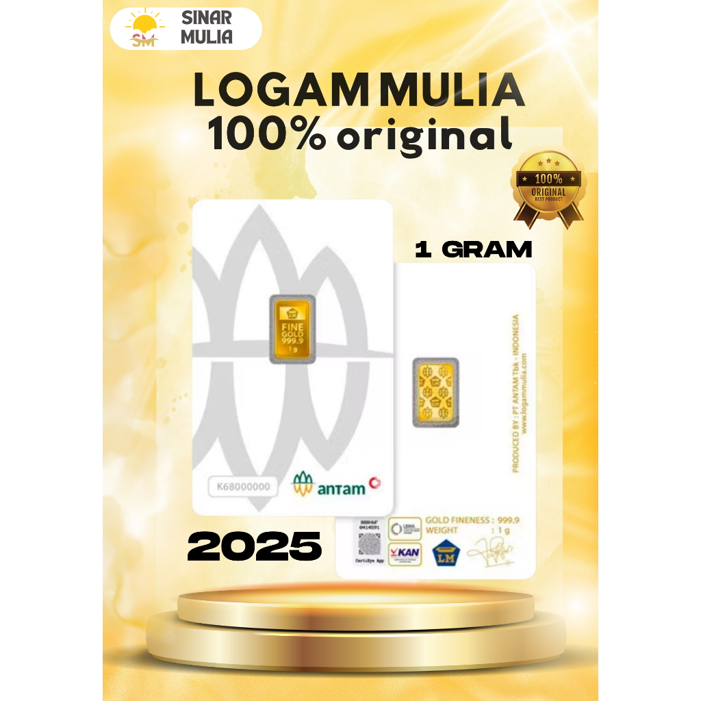 LM EMAS ANTAM 1 GRAM, LOGAM MULIA TERBARU