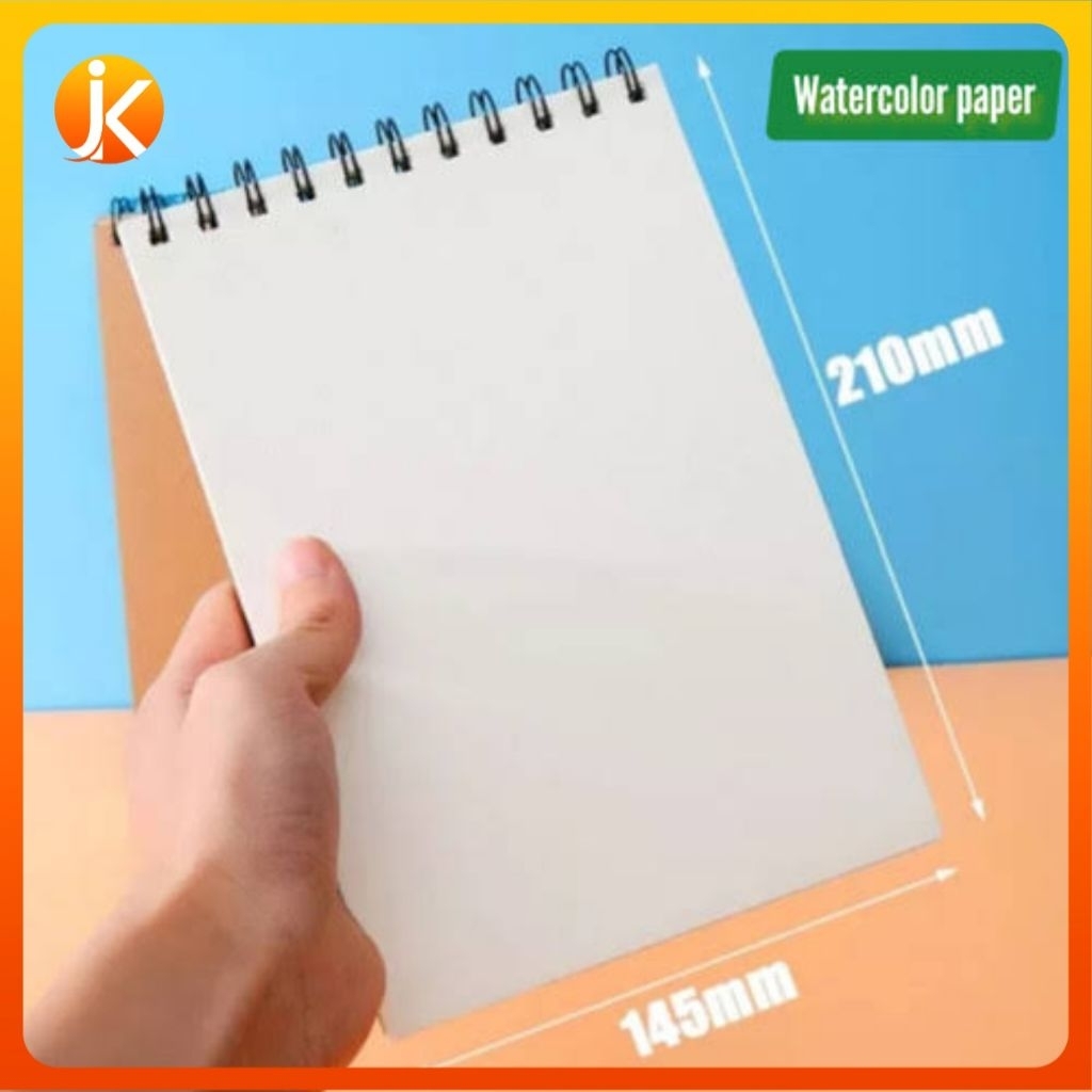 

watercolor buku sketsa watercolor sketchbook ukuran A6 A5 B5 buku gambar tebal²