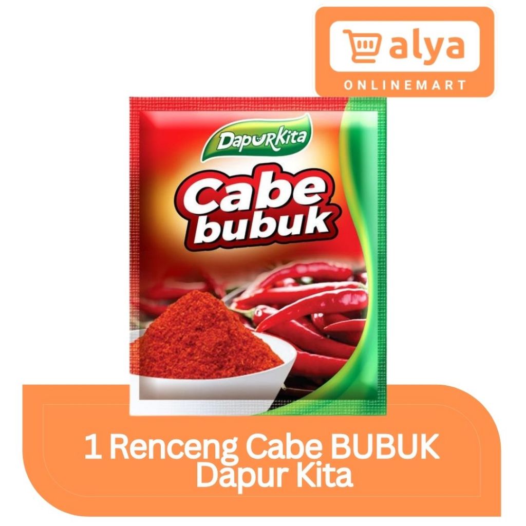 

Cabe Rawit Bubuk Sachet Dapur Kita 1 Renceng Cabe Bubuk
