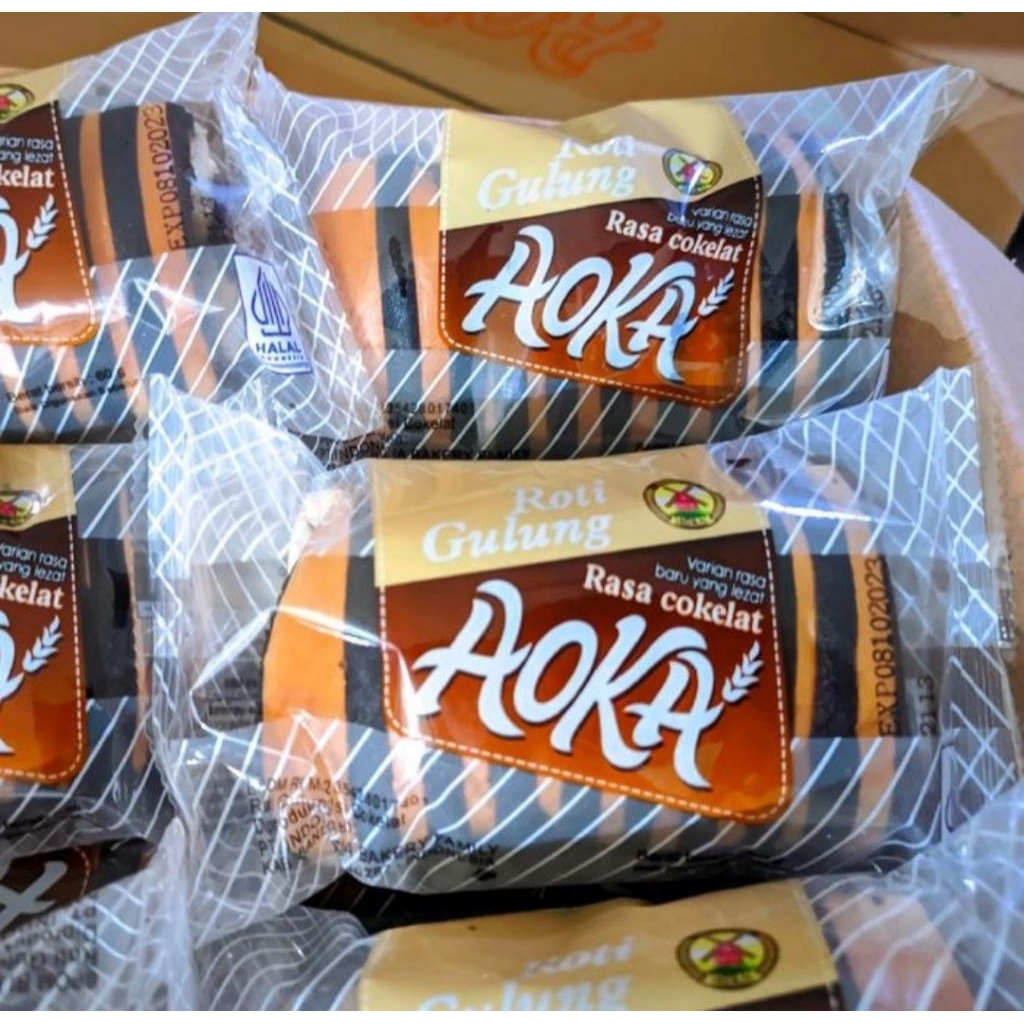 

[ PAKET 10 ] Roti Aoka Gulung Varian Rasa 60g