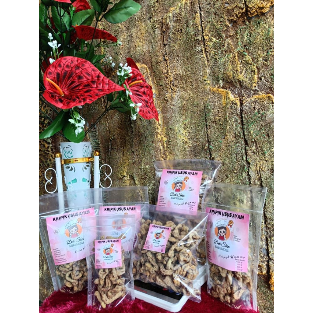 

Keripik Usus Ayam Dek Shin