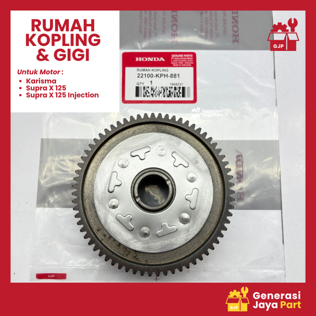 Rumah Kopling dan Gigi Karisma Supra X 125 Supra X 125 Injection 22100-KPH-881 | RUMAH ALUMINIUM KOP