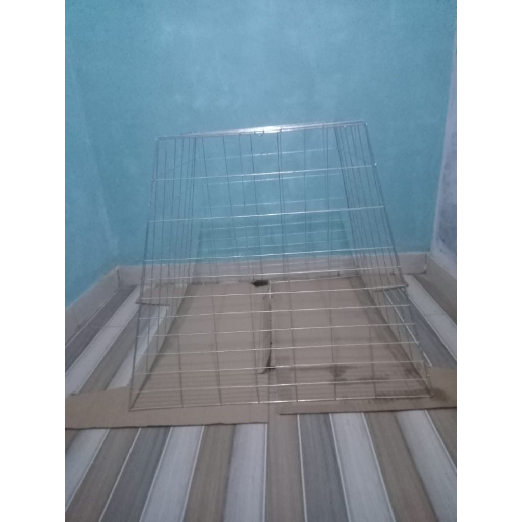 kandang/kurung jemur ayam lipat galpanis anti karat