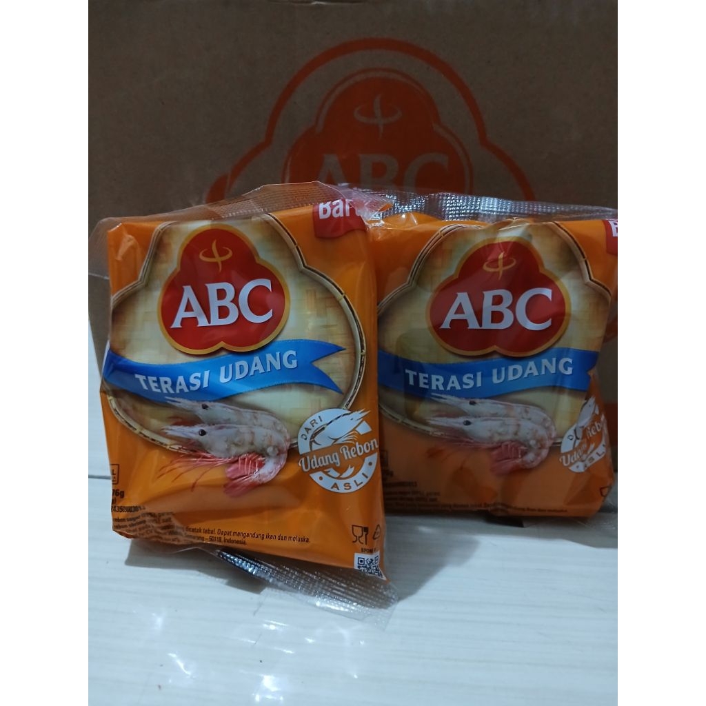 

Terasi Udang ABC kemasan per pack isi 20 sachet @ 3,8 gram