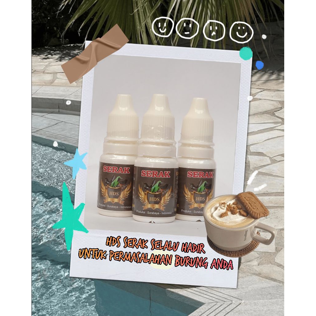 HDS SERAK obat serak untuk semua burung