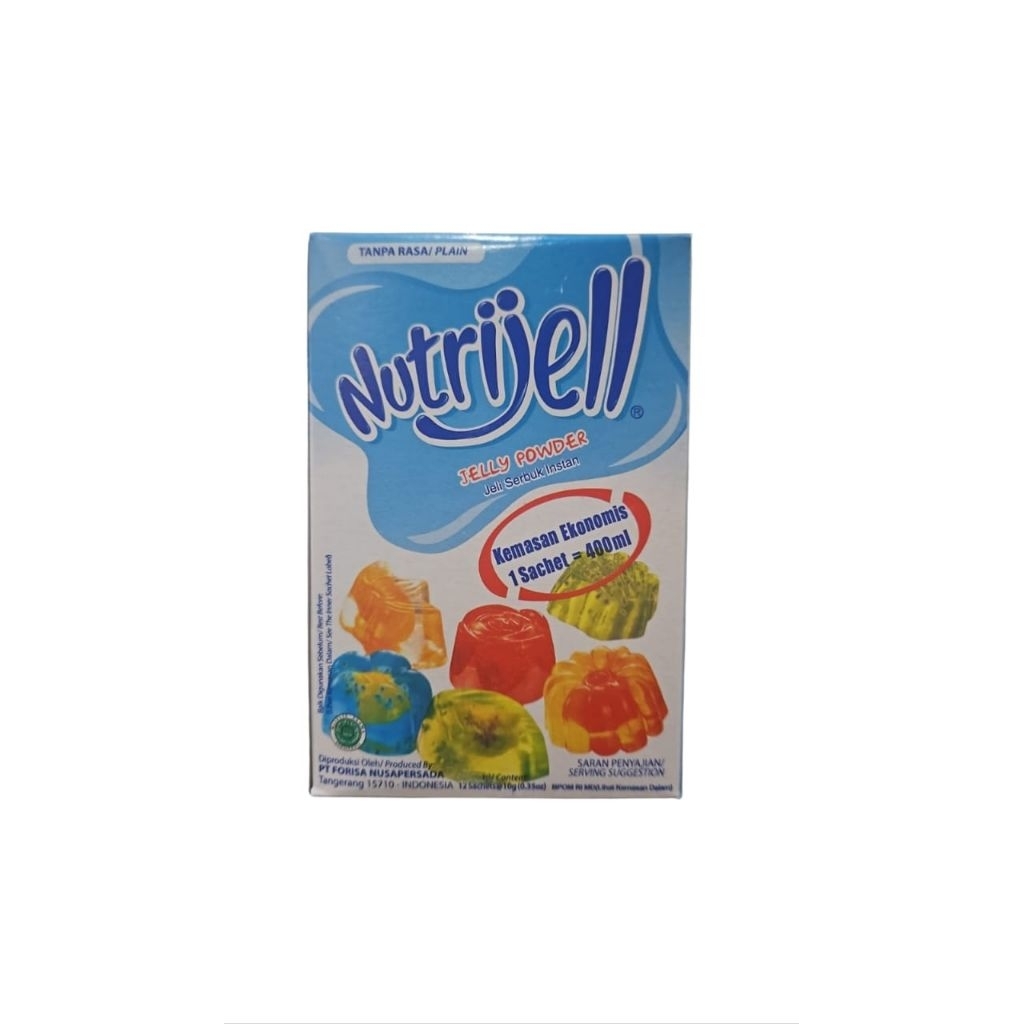 

nutrijell tanpa rasa/plain 1 kotak isi 12 sachet (1 sachet berisi 10gr)