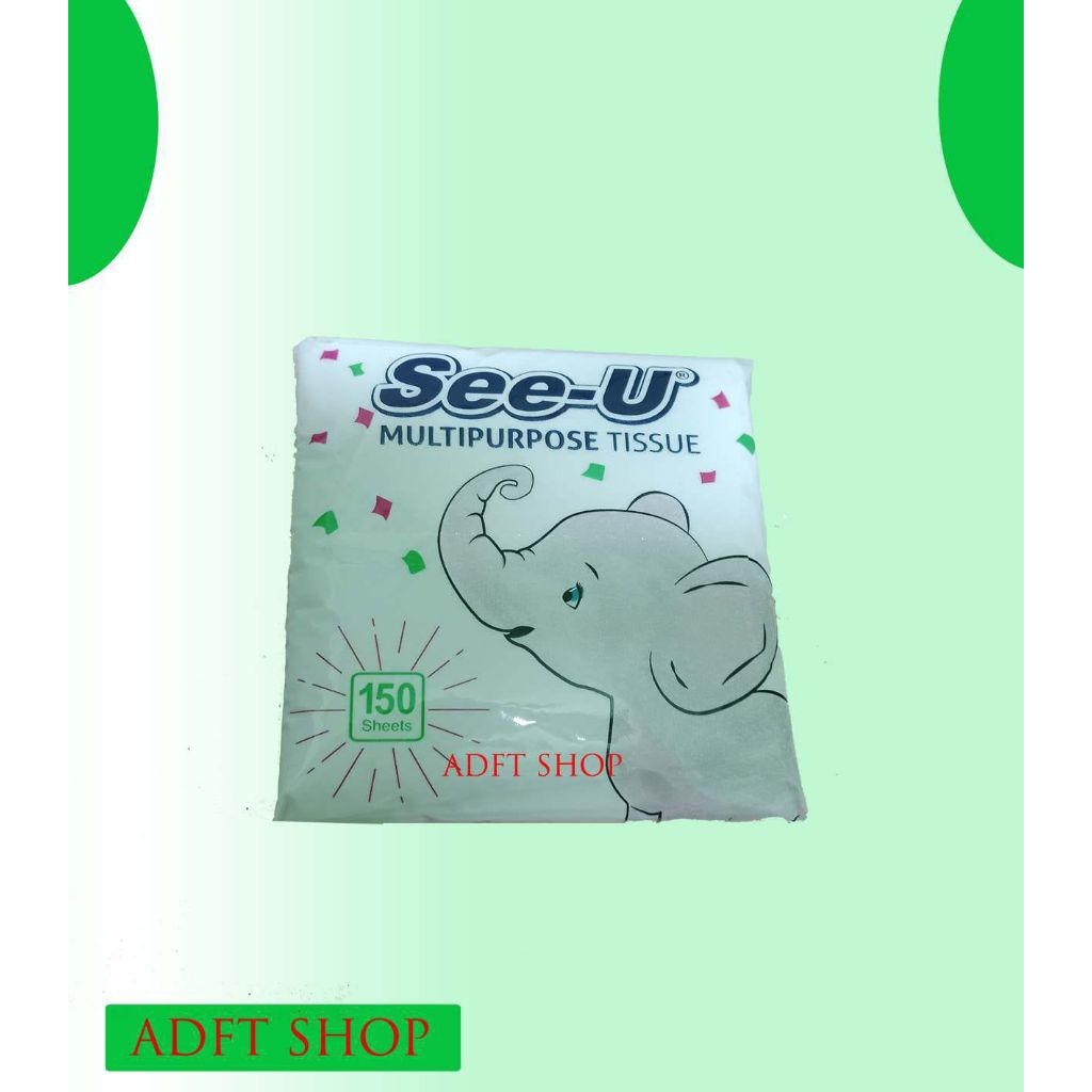 TISU SEE U POP UP GAJAH 150 SHEET