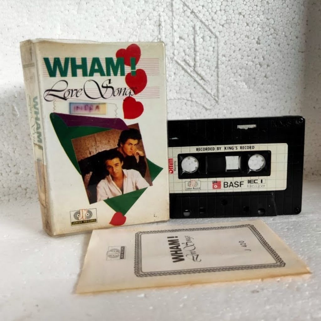 kaset pita pop WHAM love songs not pet shop boys