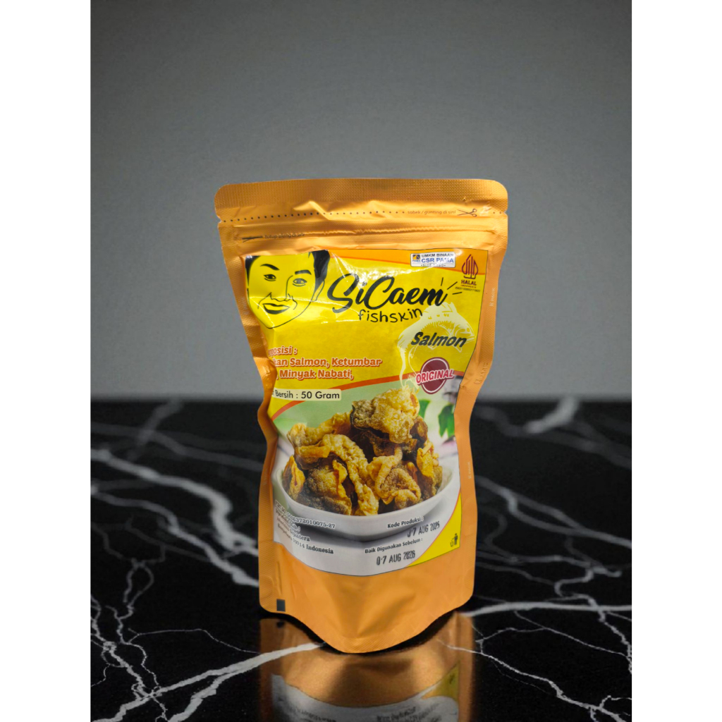 

Kerupuk Kulit Ikan Salmon SiCaem