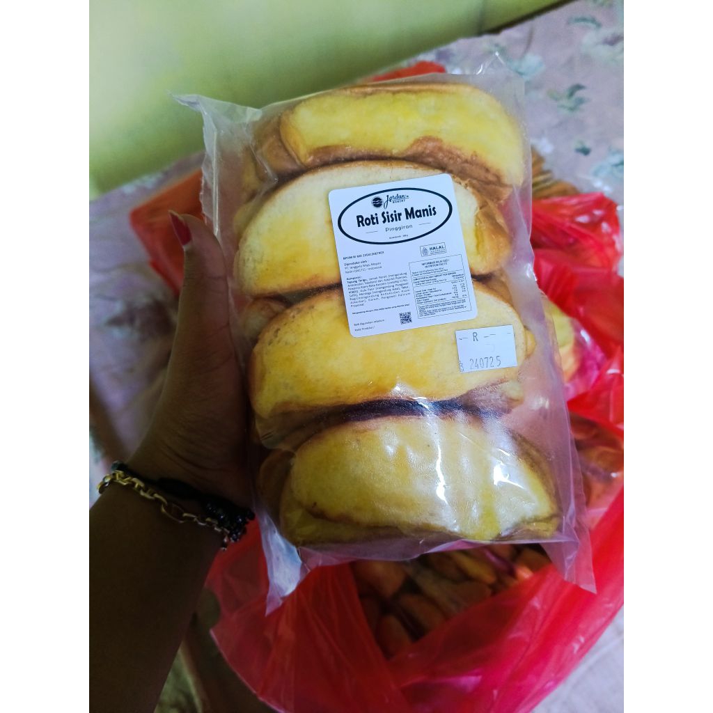 

Roti Sisir Pinggiran Jordan Bakery Mentega isi 24 Slice