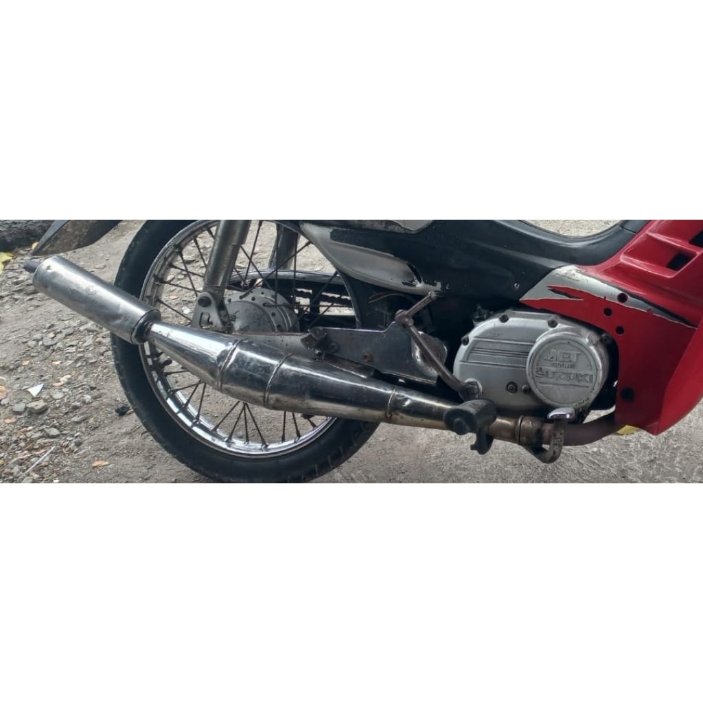 kenalpot original suzuki Tornado GS